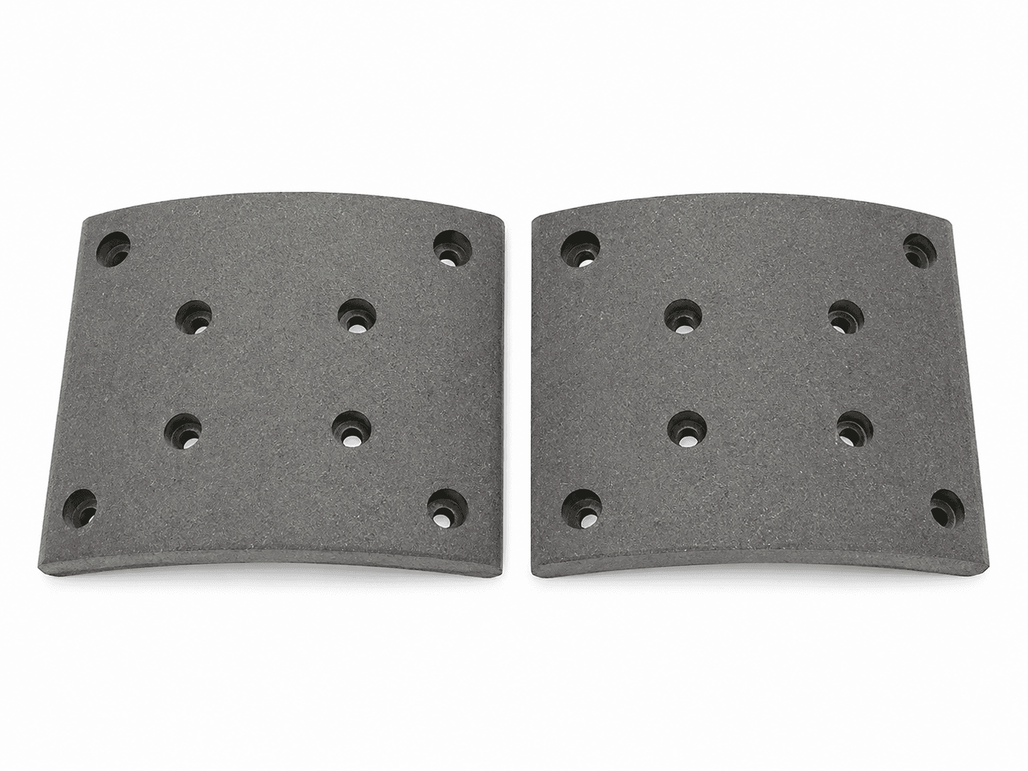 Orqa tormoz kolodkasi qoplamasi 10/8-teshik L=220mm Shacman F3000 QINYANG