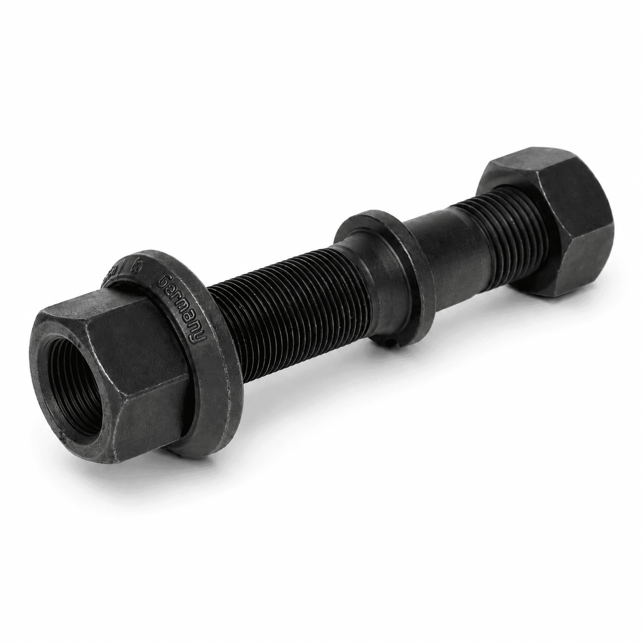 FUWA tirkamasi uchun g'ildirak shpilka orqa gayka bilan D=22mm L=130mm