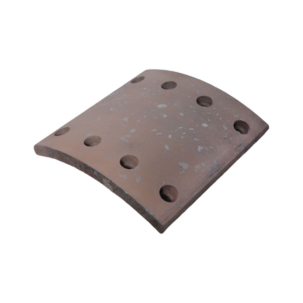 Orqa tormoz kolodkasi qoplamasi 8-teshik L=180mm Shacman X3000 Qinyang qizil - 2
