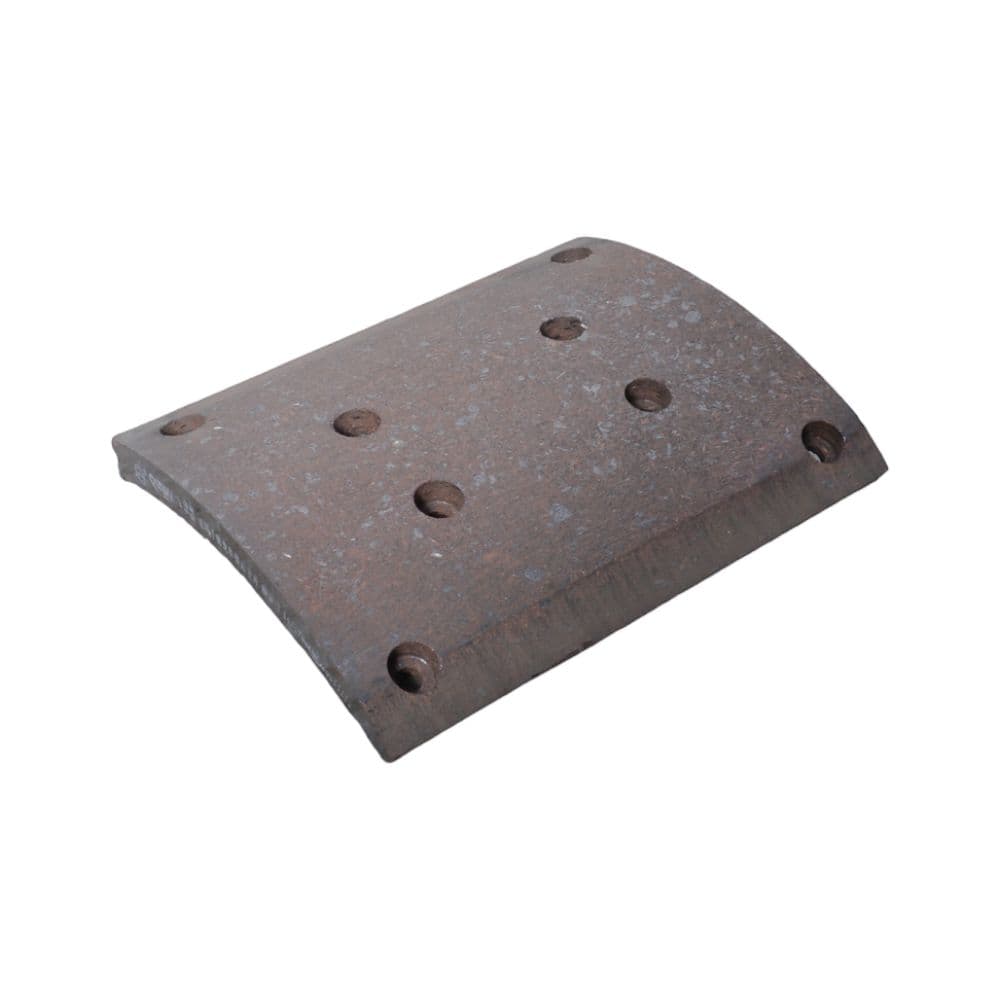 Orqa tormoz kolodkasi qoplamasi 8-teshik L=220mm Shacman F3000 Qinyang qizil - 2